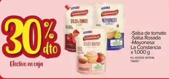 Super Inter La Constancia Salsa de tomate / Salsa Rosada / Mayonesa x 1000g oferta