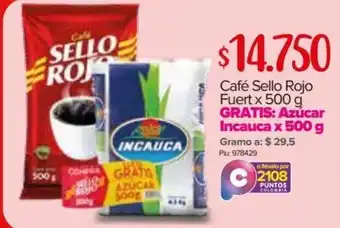 Super Inter Sello Rojo Cafe Fuert x 500g oferta