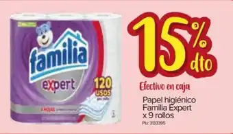 Super Inter Familia Expert Papel Higienico x 9 Rollos oferta