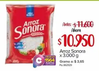 Super Inter Arroz Sonora x 3000g oferta