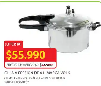 Ara Olla a presión de 4 l. marca volk oferta