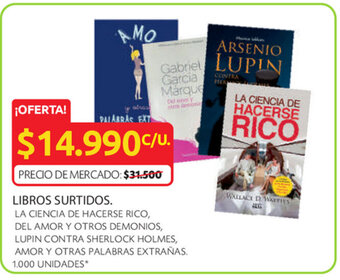 Ara Libros surtidos oferta