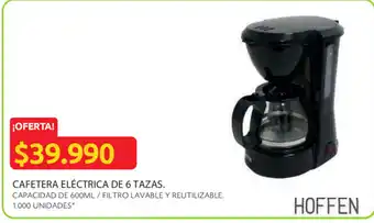 Ara Cafetera eléctrica de 6 tazas oferta