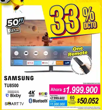 Alkomprar SAMSUNG TU8500 oferta