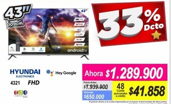 Alkomprar Hyundai FHD 43" oferta