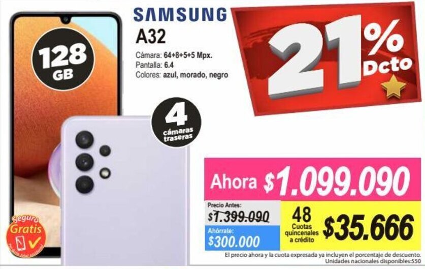 Alkomprar Samsung A32 128GB oferta
