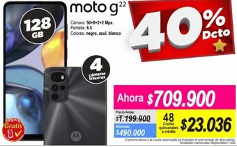 Alkomprar Moto g22 128GB oferta