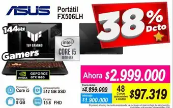 Alkomprar Asus Portátil FX506LH 144Hz oferta