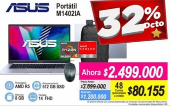 Alkomprar Asus Portátil M1402IA oferta