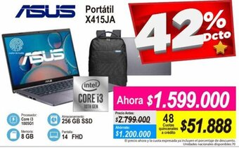 Alkomprar Asus Portátil X415JA oferta
