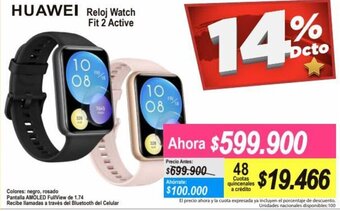 Alkomprar Huawei Reloj Watch Fit 2 Active oferta