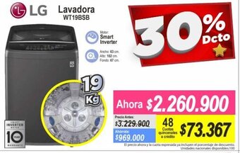 Alkomprar LG Lavadora 19kg oferta
