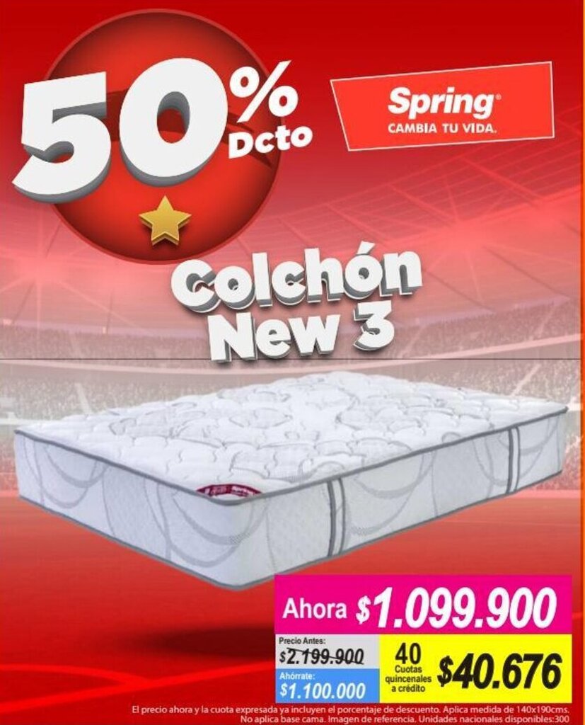 Alkomprar Sring Cambia Tu Vida Colchón New 3 oferta