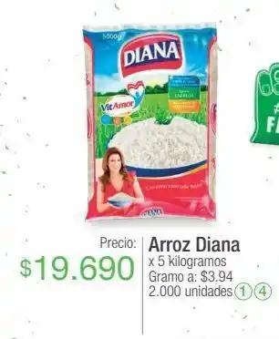 Jumbo Arroz diana x 5 kilogramos oferta