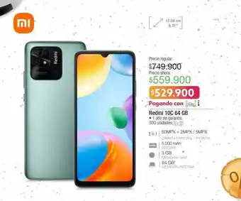 Jumbo Celular redmi 10c oferta
