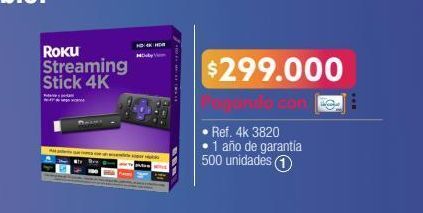 Jumbo Roku streaming stick 4k oferta