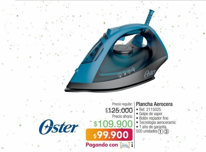 Jumbo Plancha aerocera oster oferta