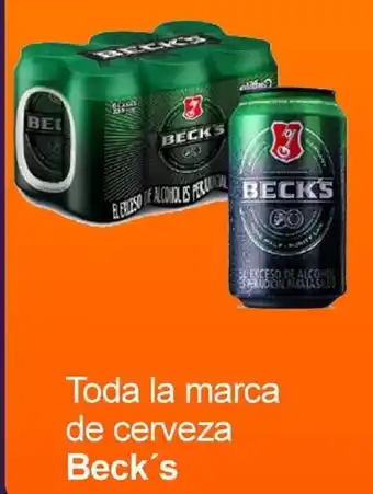 Surtimax Beck's Toda la marca de cerveza oferta