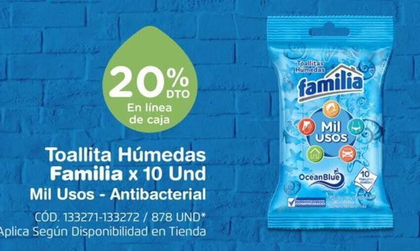 Makro Familia Toallitas Humedas x 10 und oferta