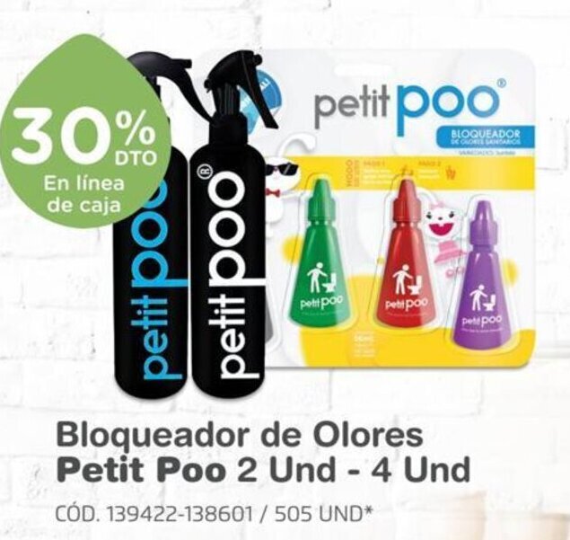 Makro Petit Poo Bloqueador de Olores 2 und - 4 und oferta