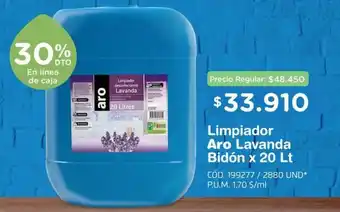 Makro Aro Limpiador Lavanda Bidon x 20 Lt oferta