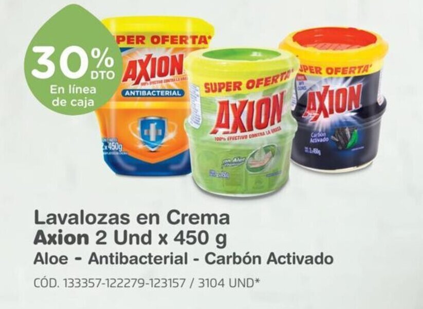 Makro Axion Lavalozas en Crema 2 und x 450g oferta