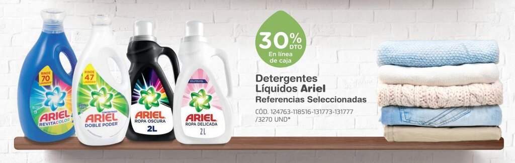 Makro Ariel Detergentes Liquidos oferta