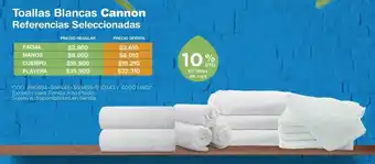 Makro Cannon Toallas Blancas oferta