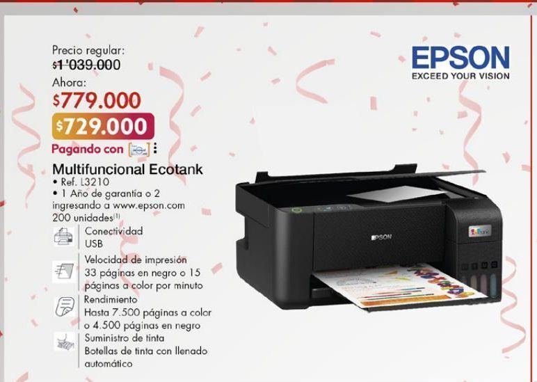 Metro Impresora epson oferta