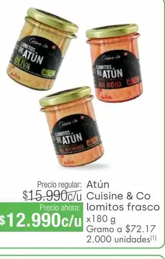 Jumbo Atún cuisine & co lomitos frasco oferta