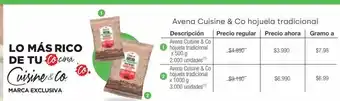 Jumbo Avena cuisine & co hojuela tradicional oferta