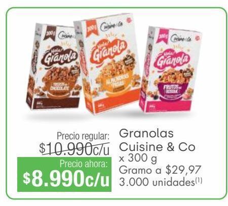 Jumbo Granolas cuisine & co oferta