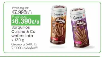 Jumbo Barquillos cuisine & co wafers lata oferta