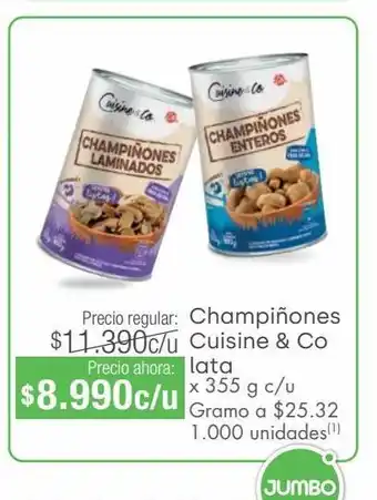 Jumbo Champiñones cuisine & co oferta