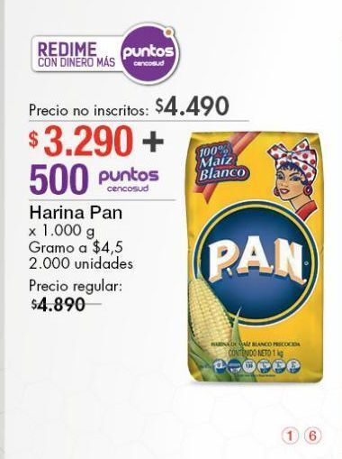 Metro Harina pan x 1000g oferta