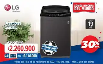 Ktronix LG Lavadora 19kg oferta