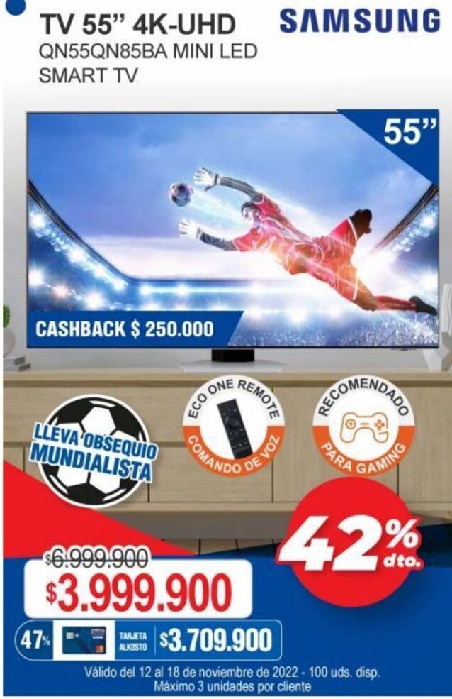 Ktronix Samsung Tv 4K UHD 55" oferta