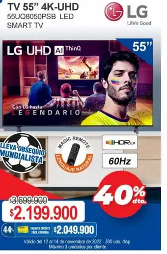 Ktronix LG TV 4K UHD 55" oferta