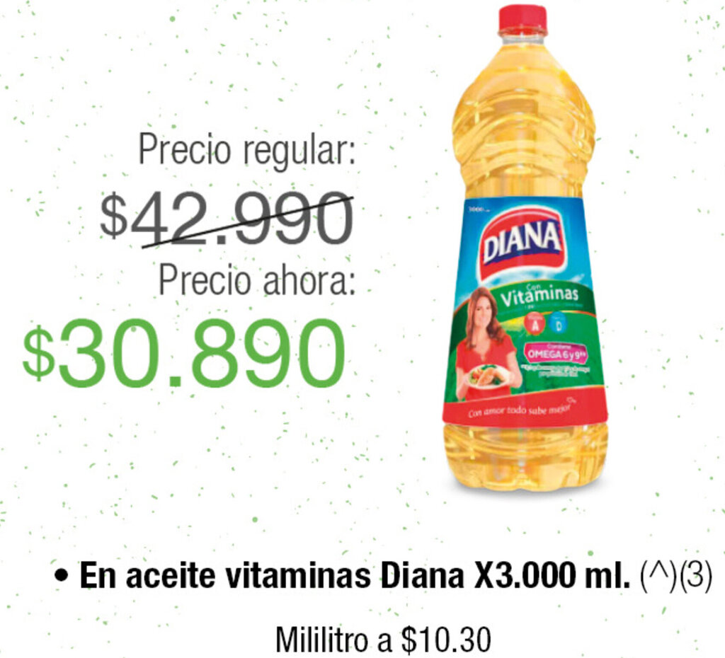 Jumbo En Aceite Vitaminas Diana 3,000ml oferta