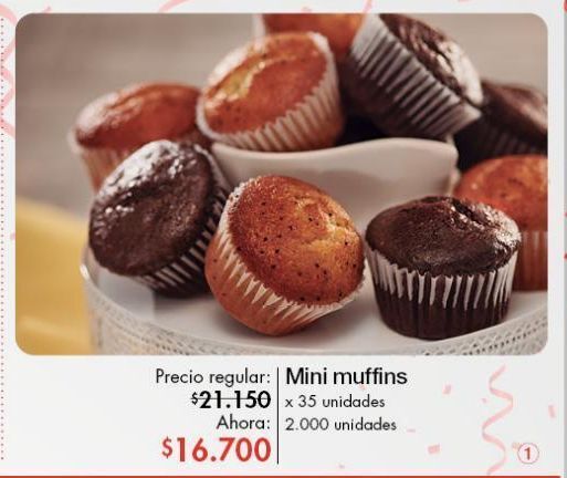 Metro Mini muffins oferta