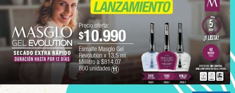 Jumbo Esmalte masglo gel revolution 13,5ml oferta