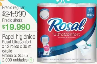 Jumbo Papel higiénico rosal oferta