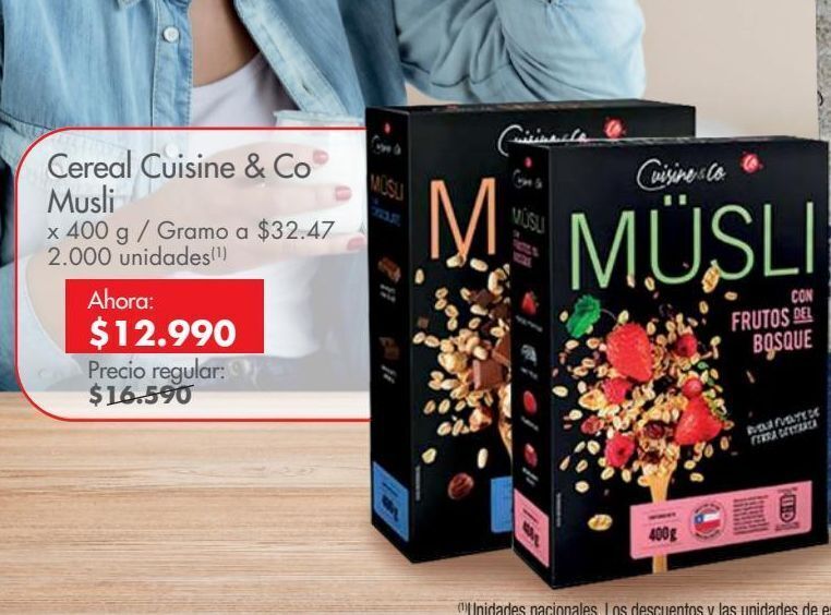 Metro Cereal cuisine & co musli oferta