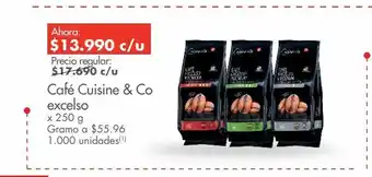 Metro Café cuisine & co excelso oferta