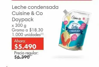 Metro Leche condensada cuisine & co oferta