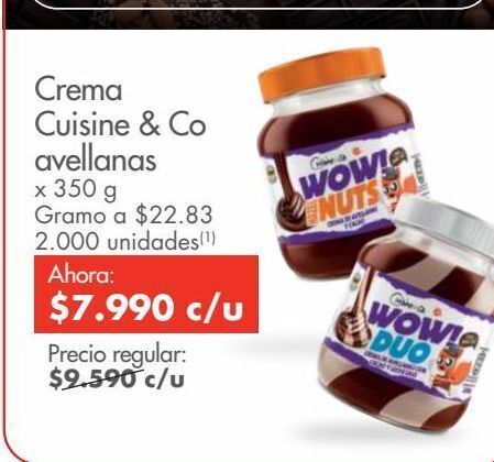 Metro Crema cuisine & co avellanas oferta