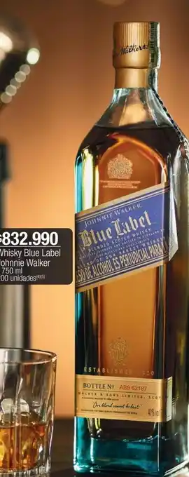 Jumbo Whisky blue label johnnie walker x 750 ml oferta