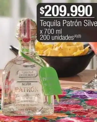 Jumbo Tequila patrón silver x 700 ml oferta