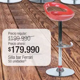 Jumbo Silla bar ferrari oferta