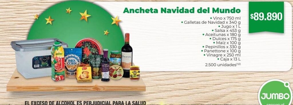 Jumbo Ancheta navidad del mundo oferta